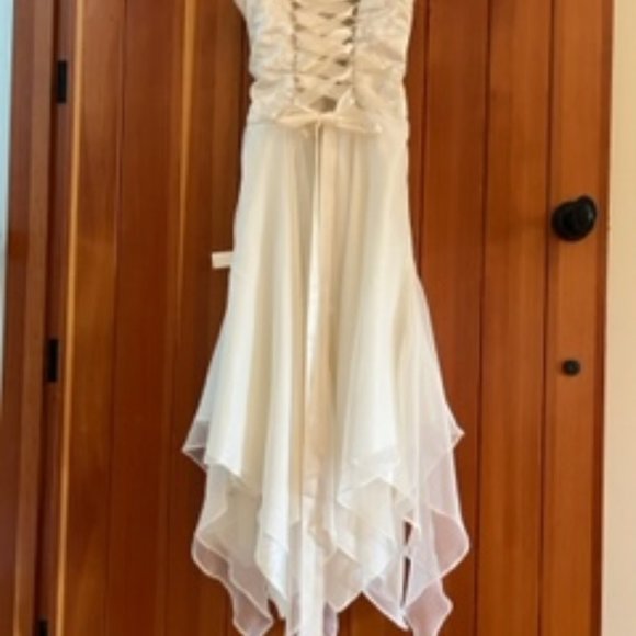 Regency Style Brocade, satin and toile Cocktail Dress - Picture 8 of 13